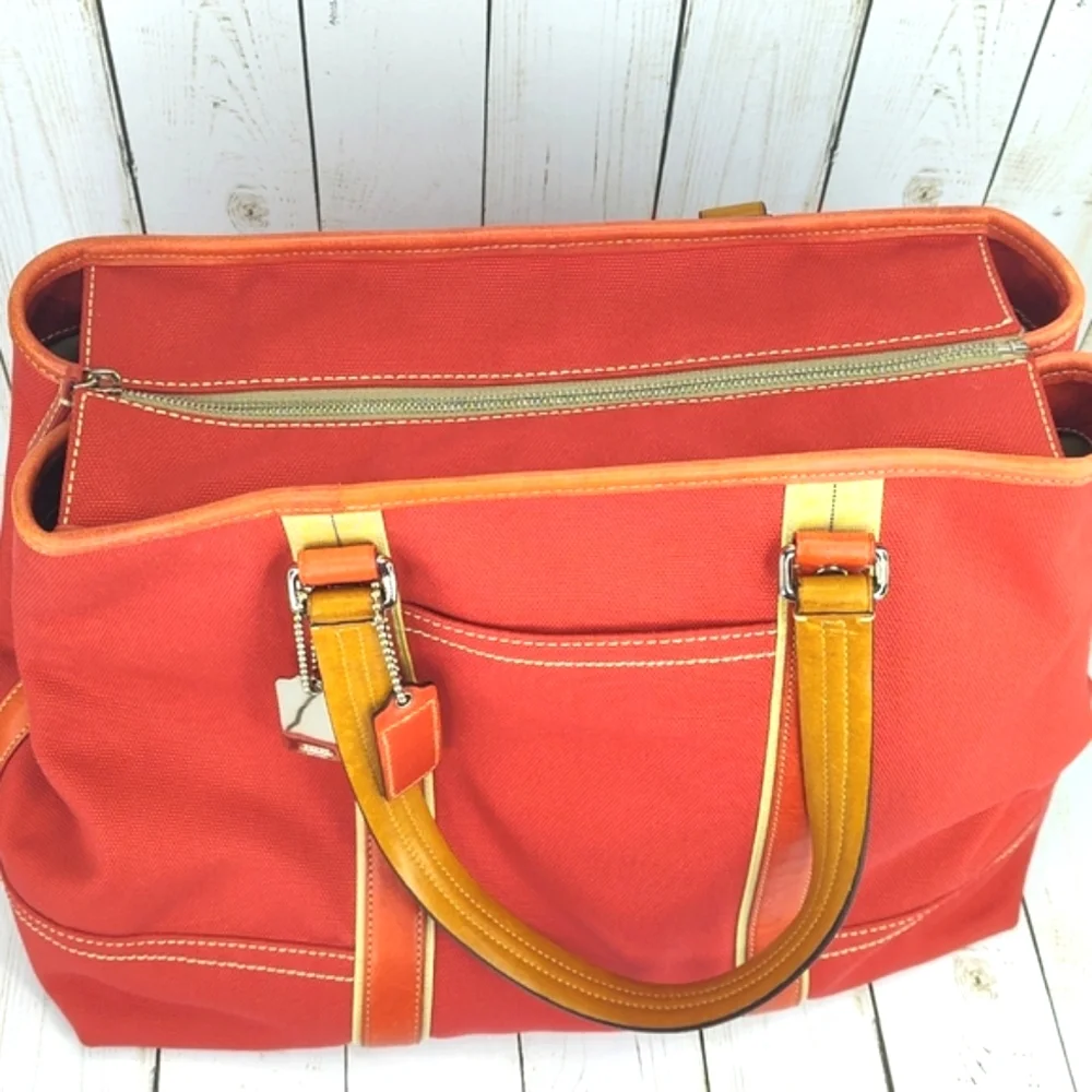 Coach Large Canvas Carryall Travel Tote